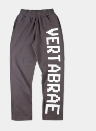 Vertabrae Logo Sweatpants Black & White Vertabrae Logo Sweatpants Black & White