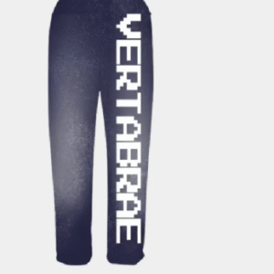 Vertabrae Logo Sweatpants Navy White