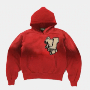 Vertabrae Vert Patch Hoodie Red